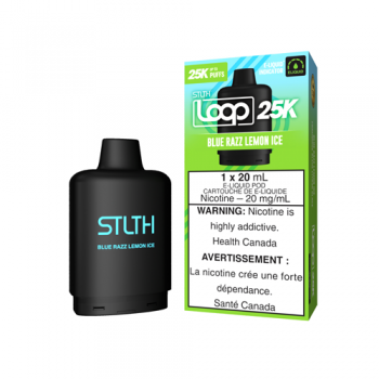 STLTH LOOP 25K Blue Razz Lemon Ice 20mg STLTH LOOP 25K Blue Razz Lemon Ice 20mg